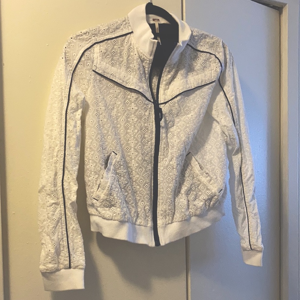 Free people feminine lace sport jacket